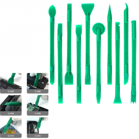 10 IN 1 Opener Set For Mobile Laptop Multifunctional Disassembly Tool | IC CHIPSET
