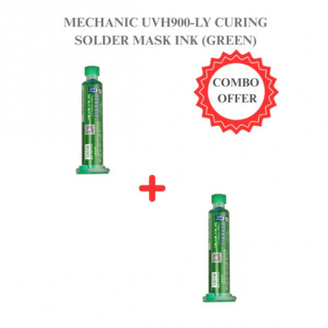 MECHANIC UVH900-LY CURING SOLDER MASK INK (GREEN) (PACK OF 2)| IC CHIPSET