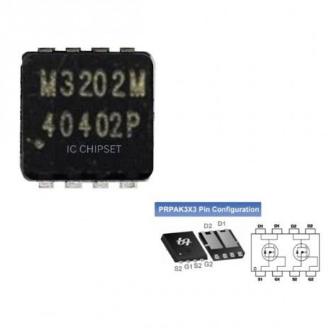 QM3202M3 M3202M3 M3202M 3202M 3x3 MOSFET QFN-8 | IC CHIPSET